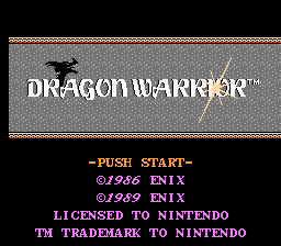 Dragon Warrior(Dragon Quest USA ver.)  Gameplay