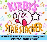 Kirby's Star Stacker Gameplay