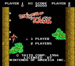 Legend of Kage  Gameplay