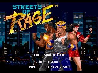 Streets of Rage Gameplay