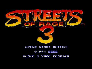 Streets of Rage 3 Gameplay